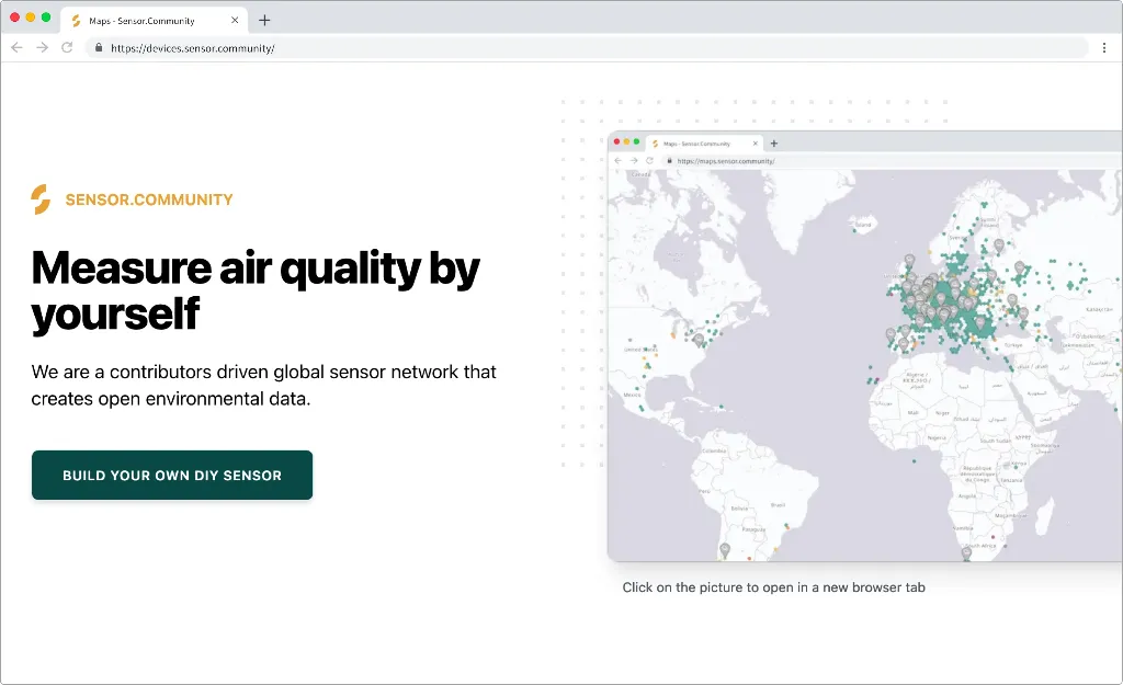 Website Sensor Community
